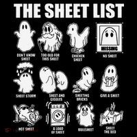 The Sheet List Halloween Funny Boo Sheet Ghost Halloween Coffee Mug thumb 5