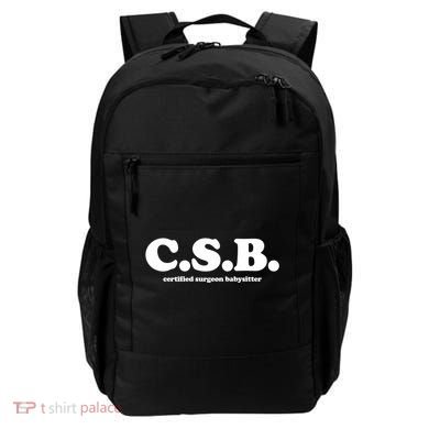 The Scrub Life Certified Surgeon Babysitter Csb Scrub Tech Nurse Backpack