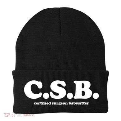 The Scrub Life Certified Surgeon Babysitter Csb Scrub Tech Nurse Beanie
