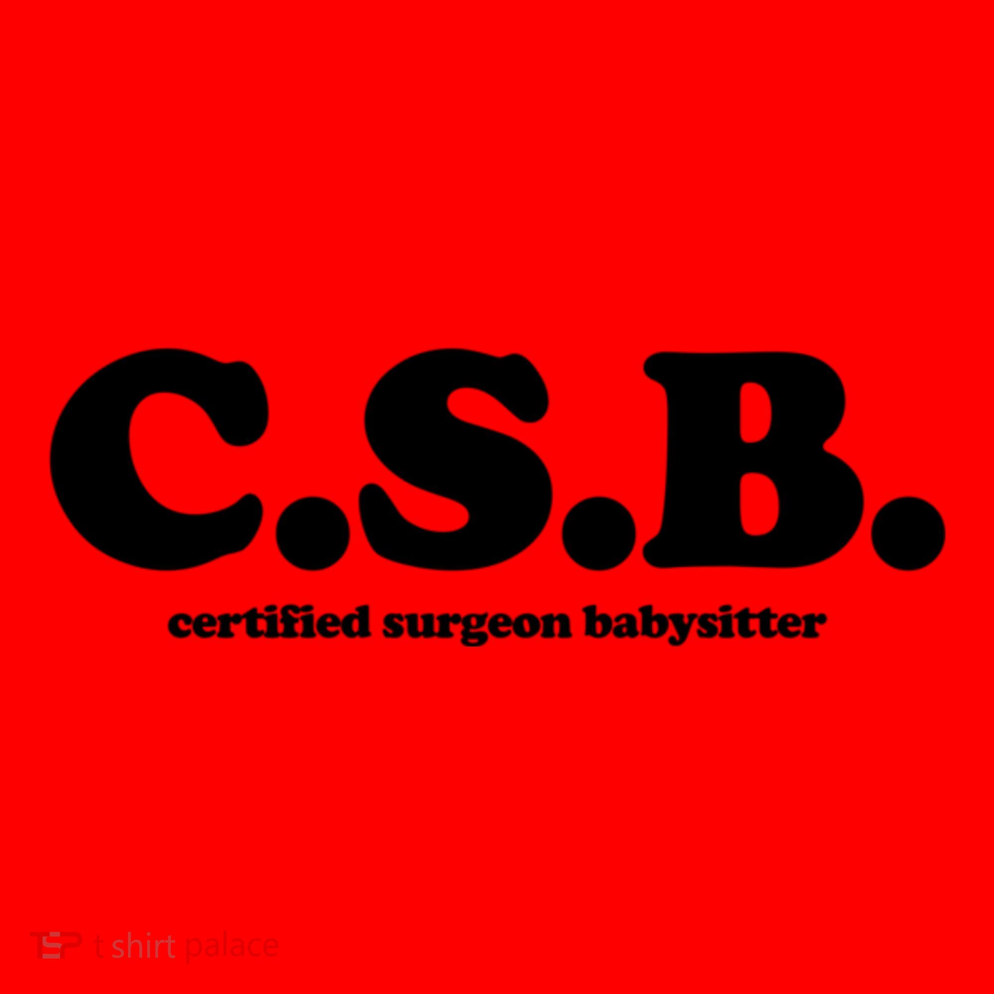 The Scrub Life Certified Surgeon Babysitter Csb Scrub Tech Nurse Santa Hat