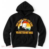 Trump Shot Legend You Came For The King You Better Not Miss Hoodie thumb 0