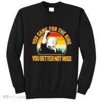 Trump Shot Legend You Came For The King You Better Not Miss Sweatshirt thumb 0