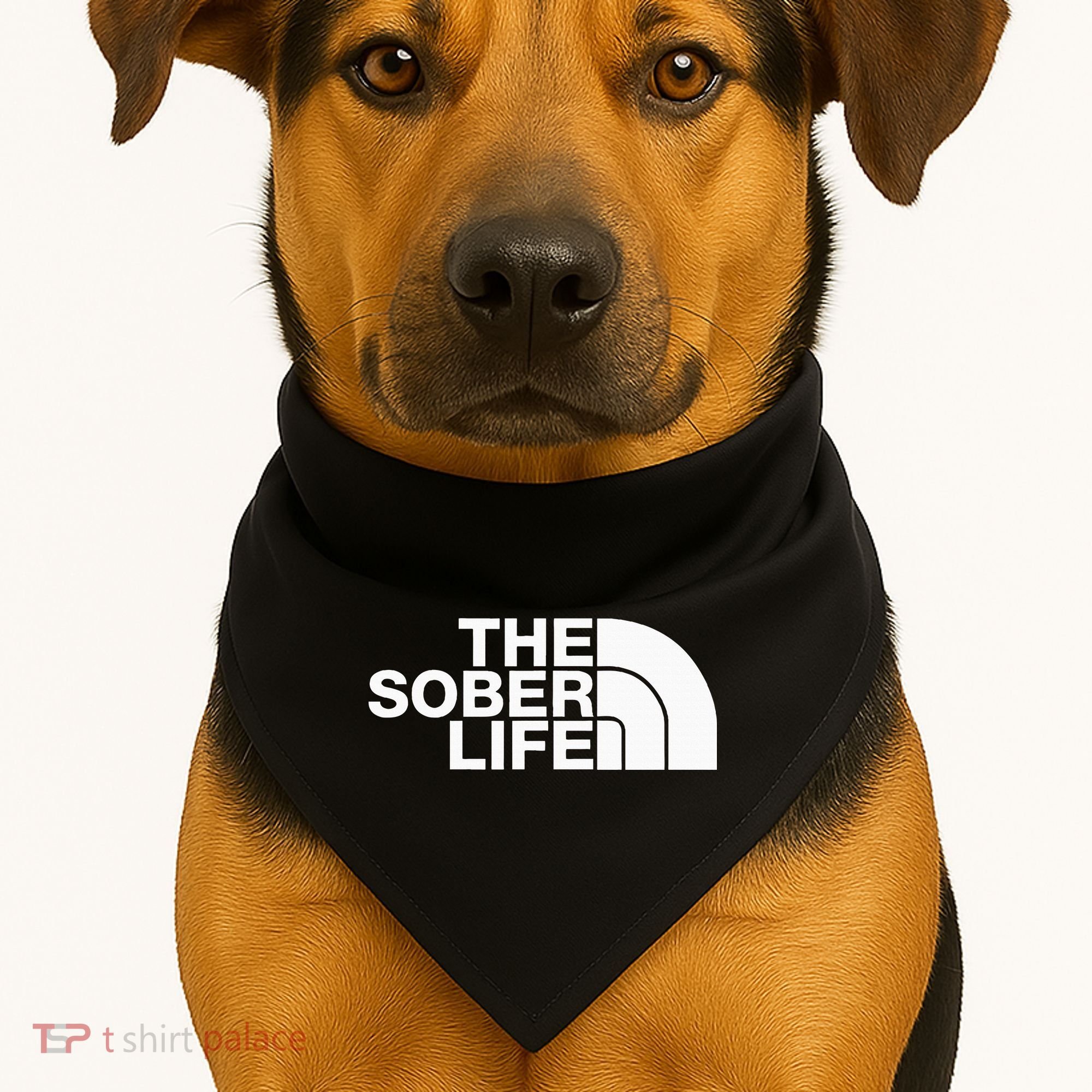 The Sober Life Na Aa Sober Recovery USA-Made Doggie Bandana