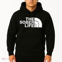 The Sober Life Na Aa Sober Recovery Hoodie thumb 2