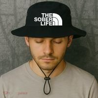 The Sober Life Na Aa Sober Recovery Bucket Hat thumb 2