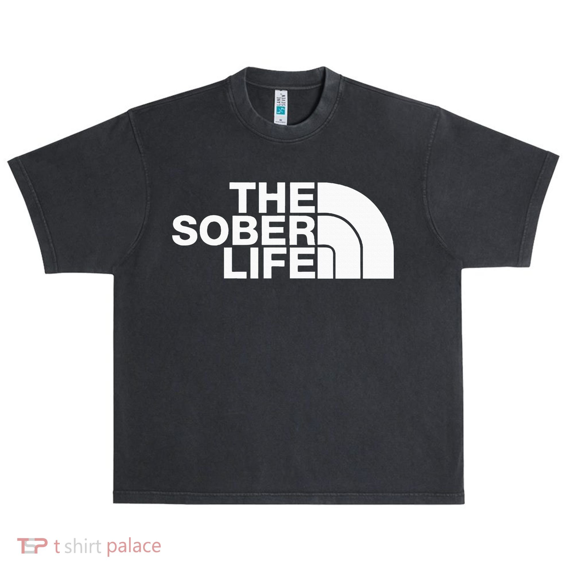 The Sober Life Na Aa Sober Recovery Urban Oversized Heavyweight T-Shirt