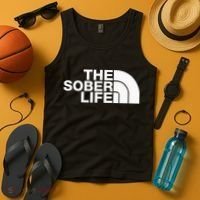 The Sober Life Na Aa Sober Recovery Tank Top thumb 4