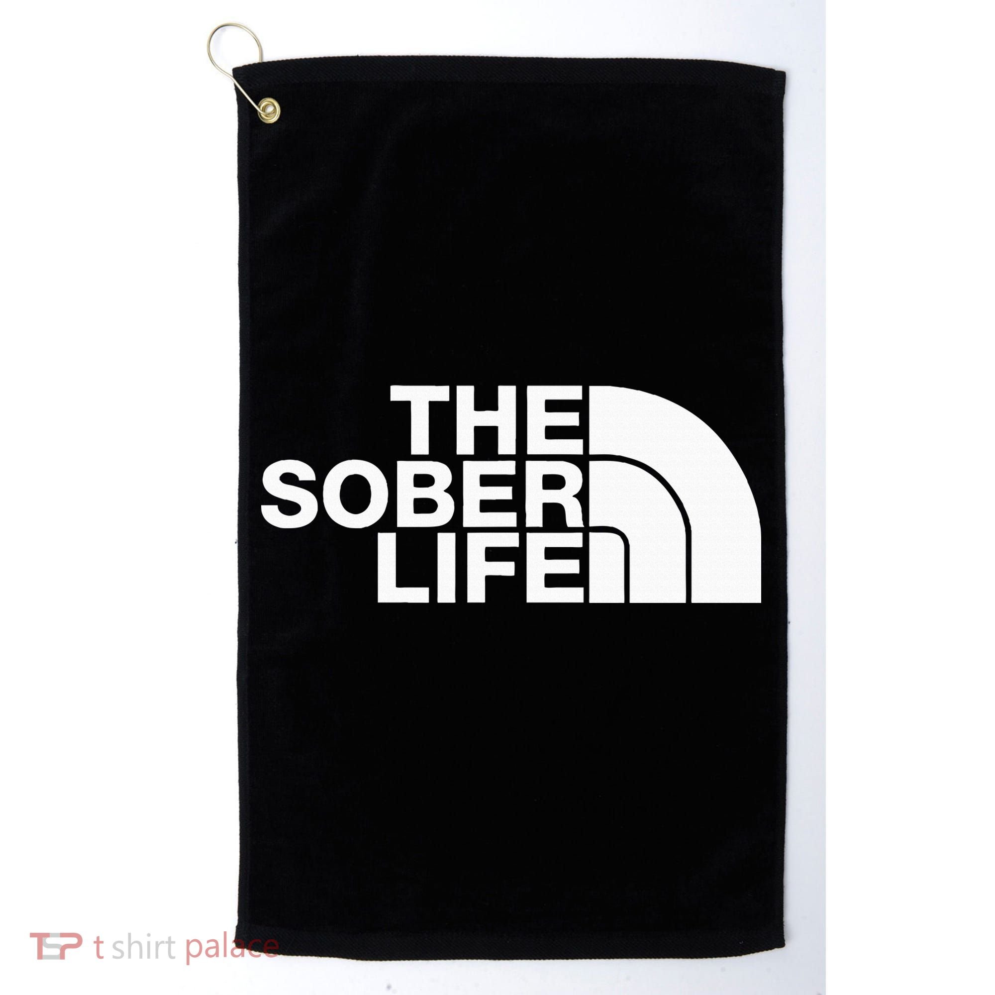 The Sober Life Na Aa Sober Recovery Golf Towel
