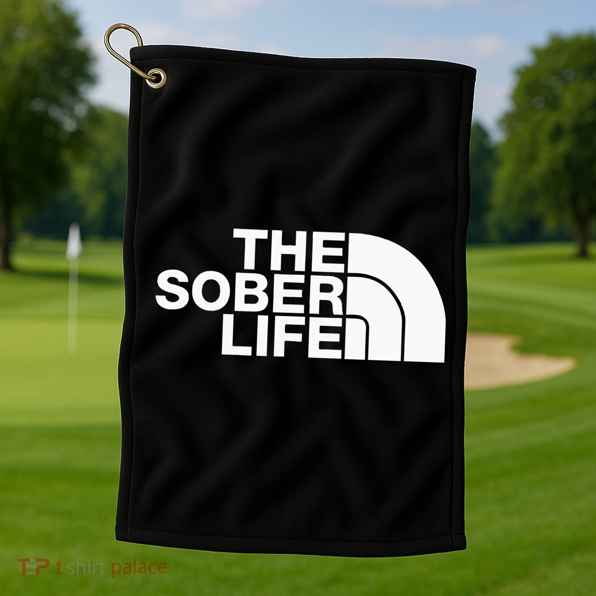 The Sober Life Na Aa Sober Recovery Golf Towel