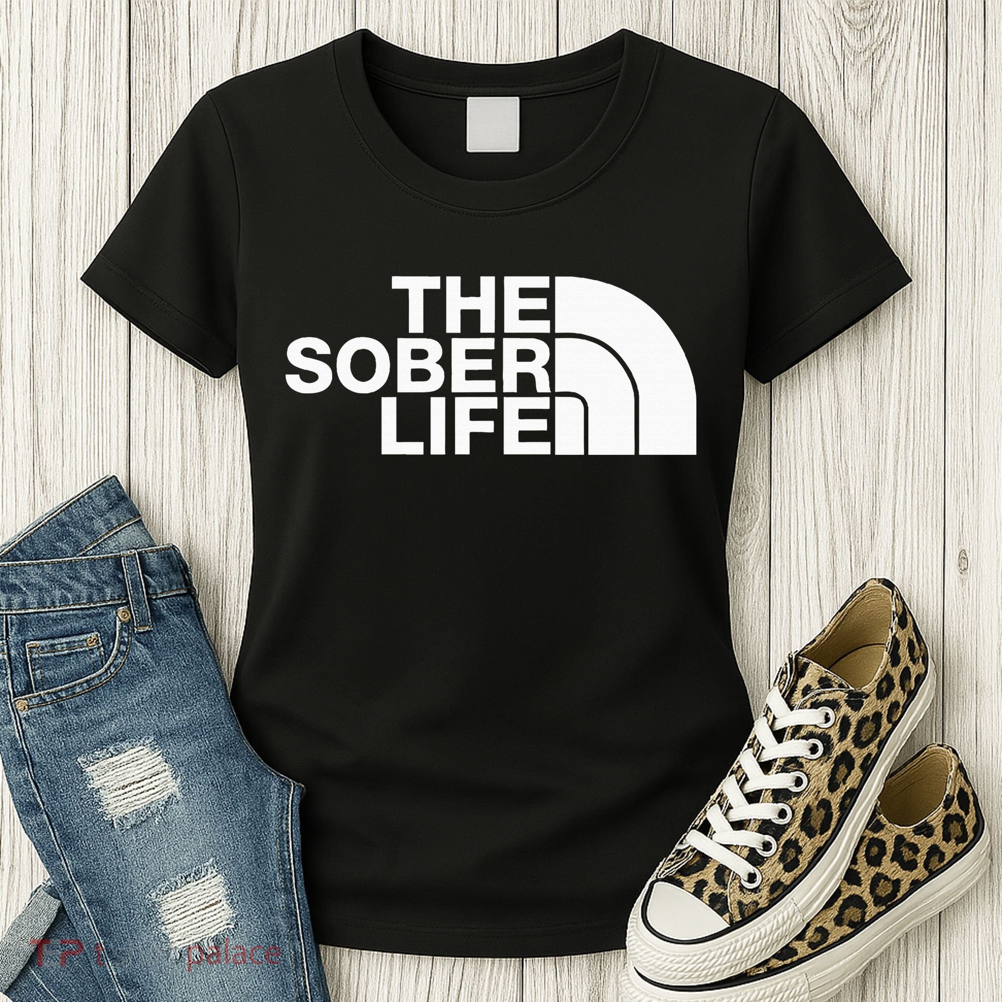 The Sober Life Na Aa Sober Recovery Women's T-Shirt