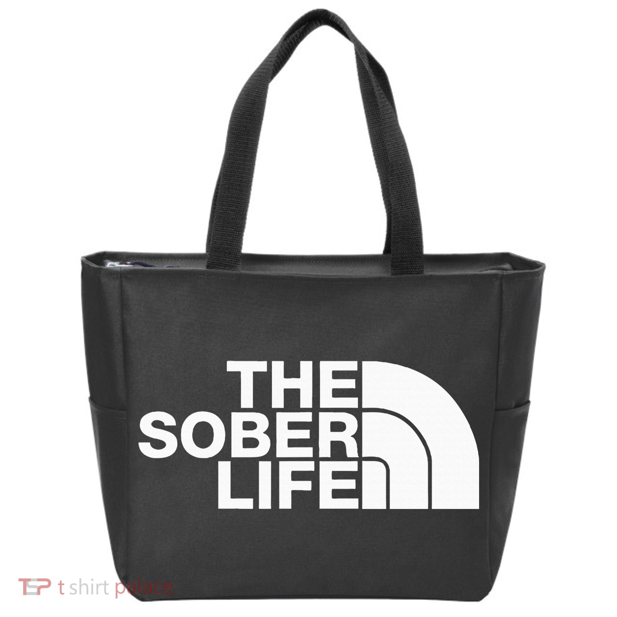 The Sober Life Na Aa Sober Recovery Tote Bag