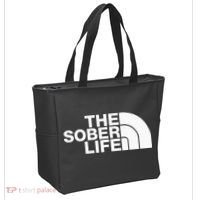 The Sober Life Na Aa Sober Recovery Tote Bag thumb 2