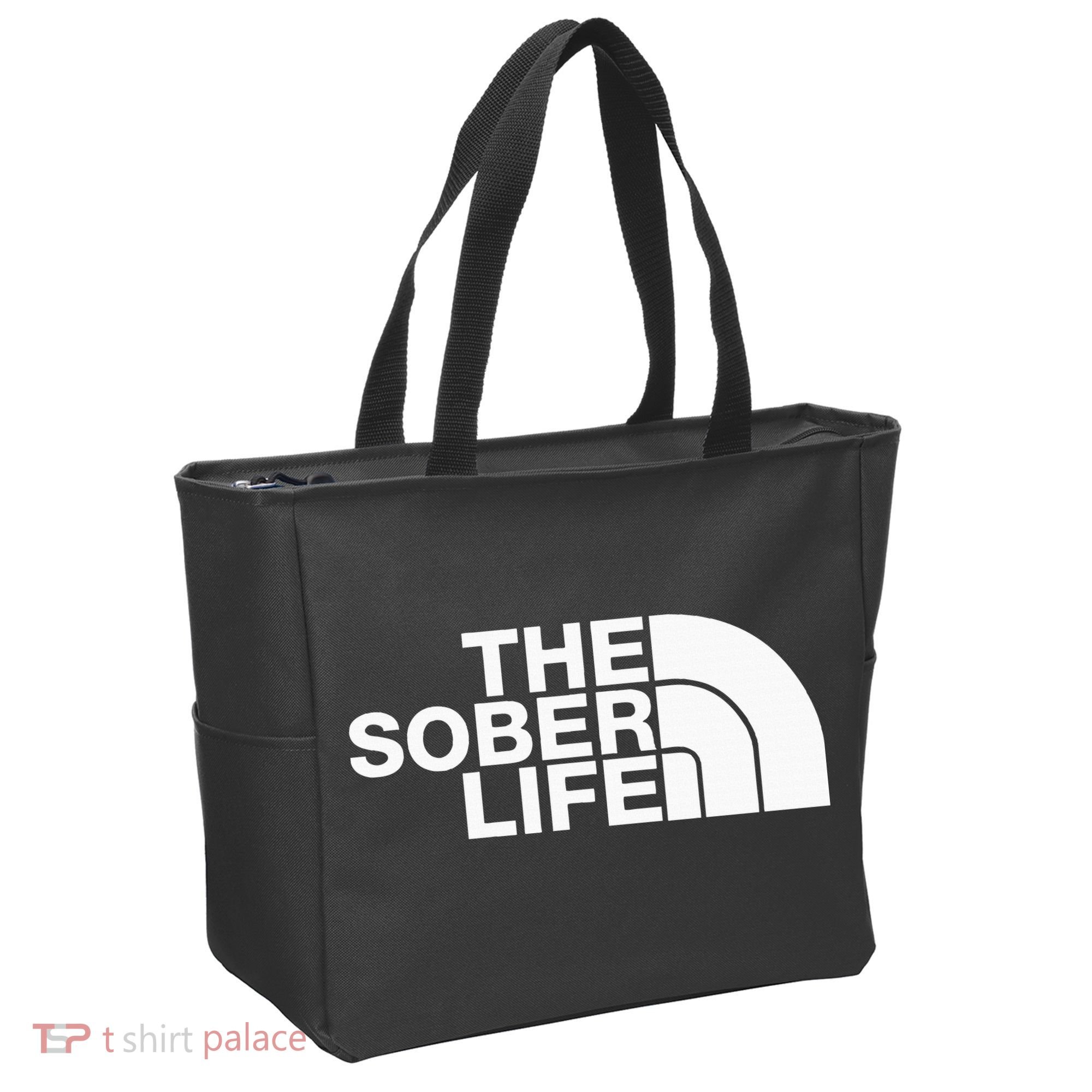 The Sober Life Na Aa Sober Recovery Tote Bag