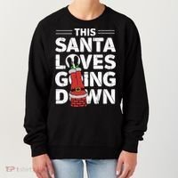 This Santa Loves Going Down Women's Sweatshirt thumb 0