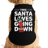 This Santa Loves Going Down Doggie Tank thumb 0
