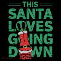 This Santa Loves Going Down Coffee Mug thumb 5