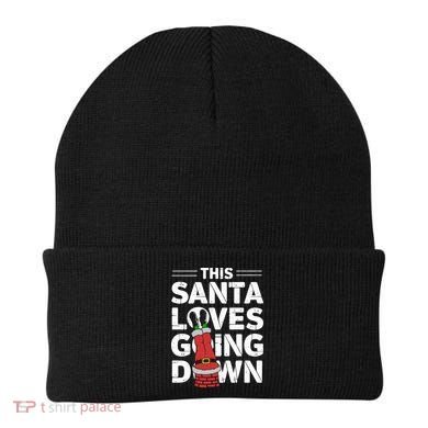 This Santa Loves Going Down Beanie