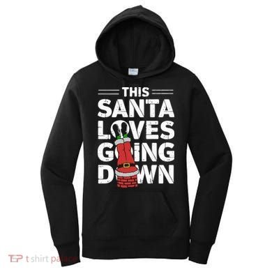 This Santa Loves Going Down Women's Hoodie