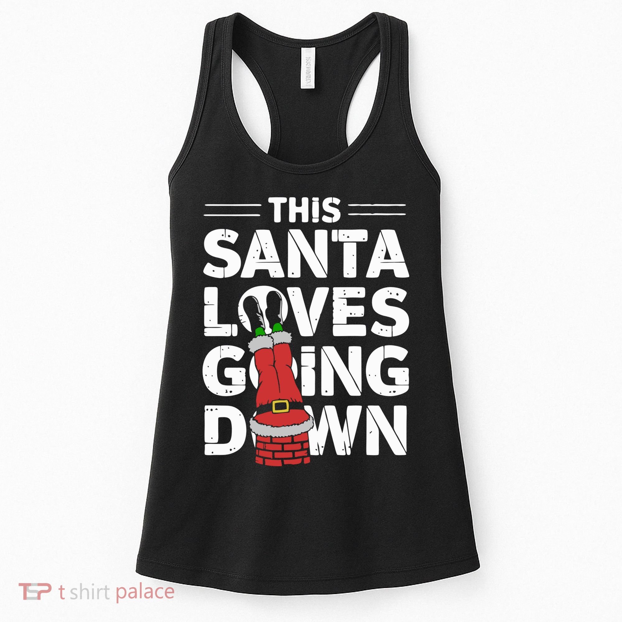 This Santa Loves Going Down Women's Tank Top