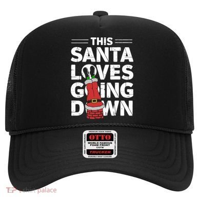 This Santa Loves Going Down Hat