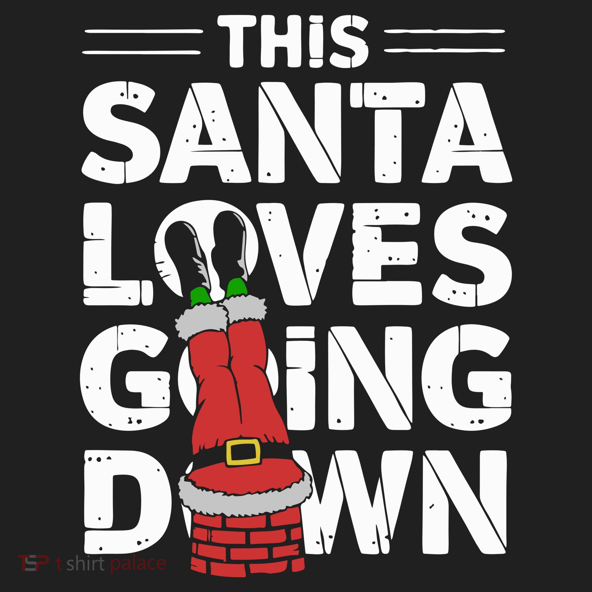 This Santa Loves Going Down Hat