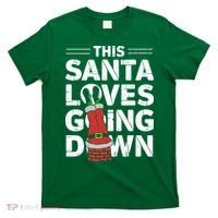 This Santa Loves Going Down T-Shirt thumb 0