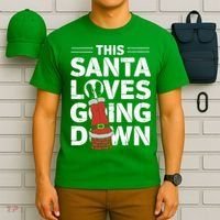 This Santa Loves Going Down T-Shirt thumb 6