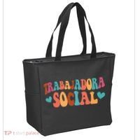 Trabajadora Social Latina Social Worker Spanish MSW Chingona Tote Bag thumb 2