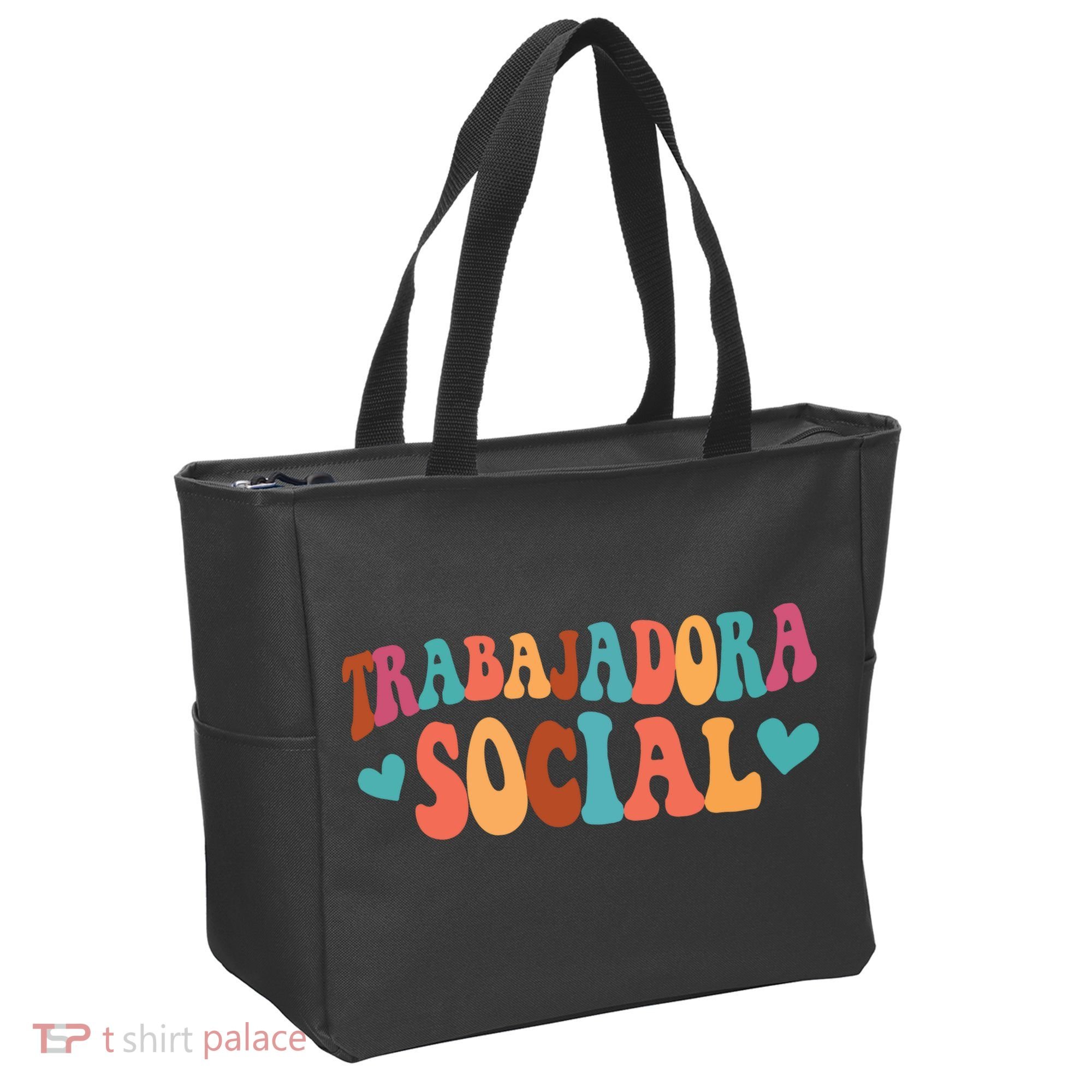 Trabajadora Social Latina Social Worker Spanish MSW Chingona Tote Bag