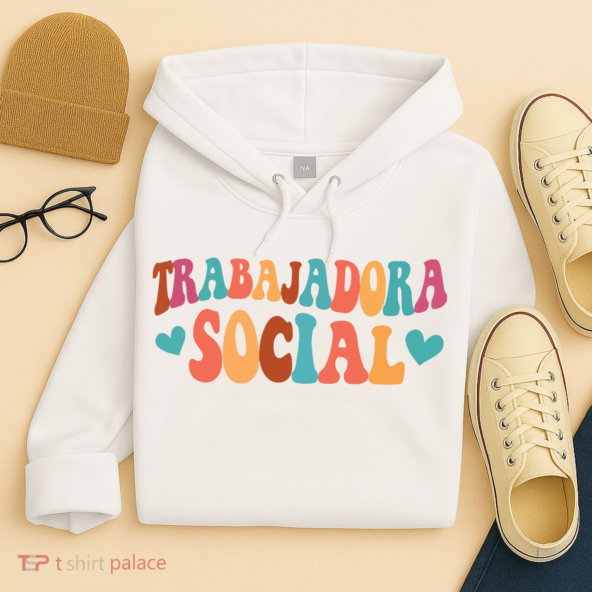 Trabajadora Social Latina Social Worker Spanish MSW Chingona Hoodie