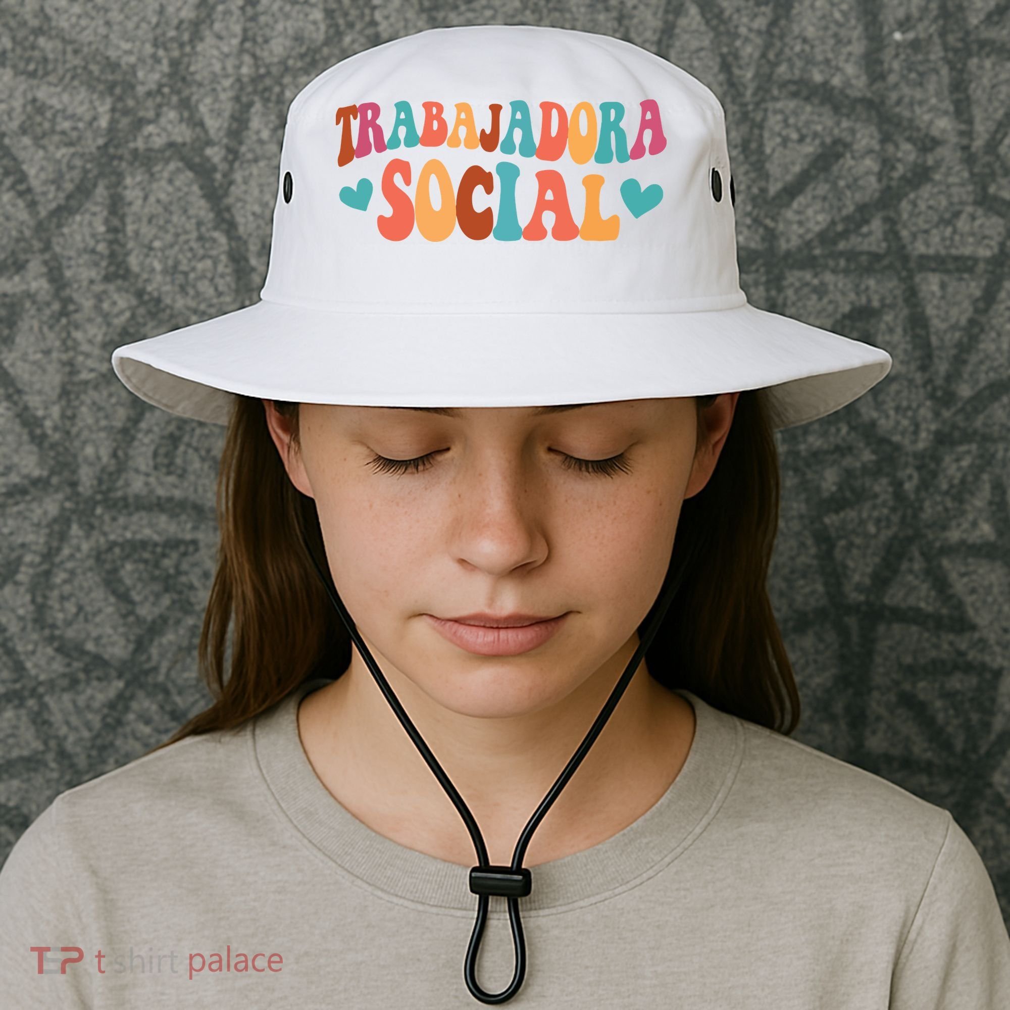 Trabajadora Social Latina Social Worker Spanish MSW Chingona Bucket Hat