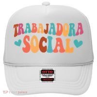 Trabajadora Social Latina Social Worker Spanish MSW Chingona Hat thumb 0