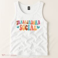Trabajadora Social Latina Social Worker Spanish MSW Chingona Tank Top thumb 2