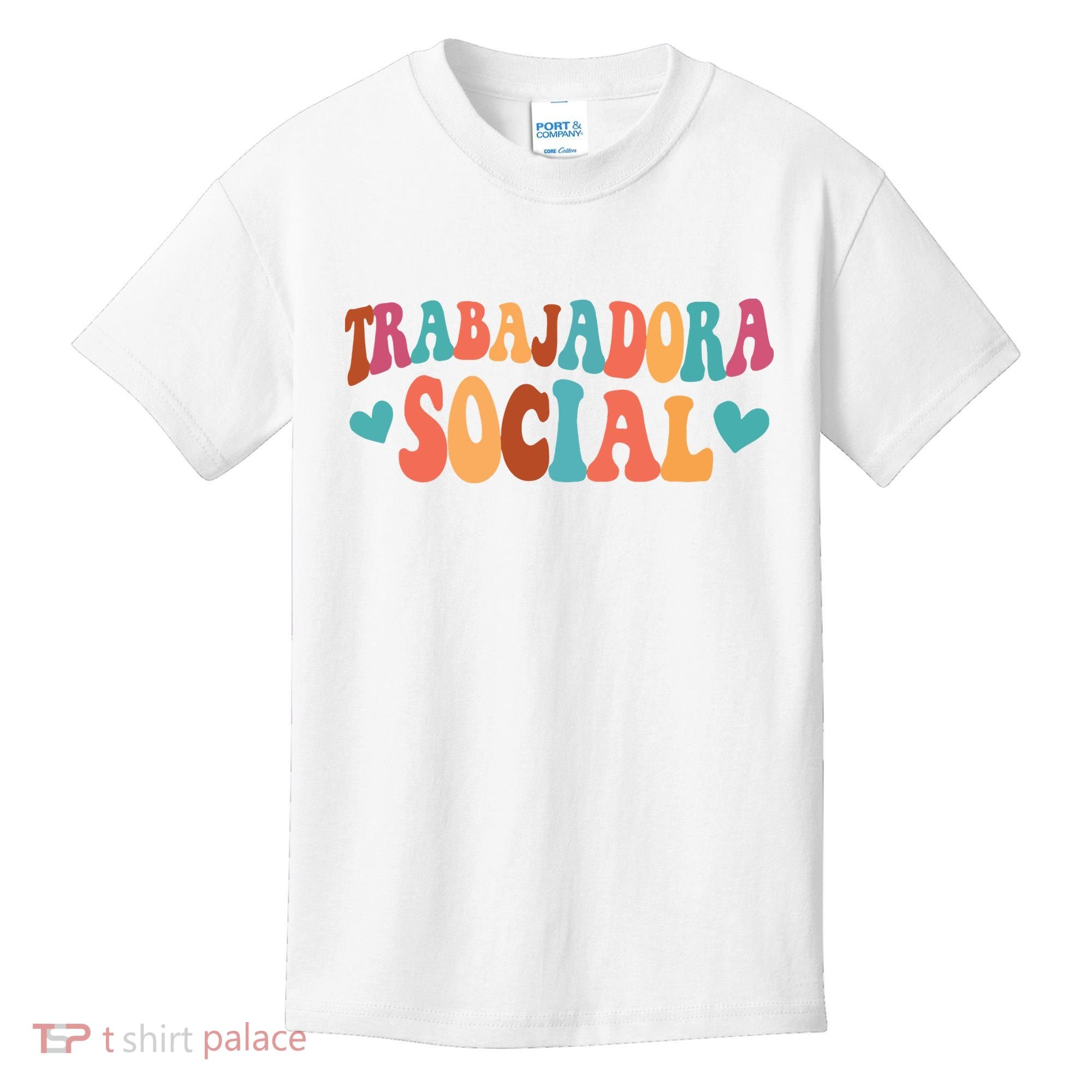 Trabajadora Social Latina Social Worker Spanish MSW Chingona Kids T-Shirt