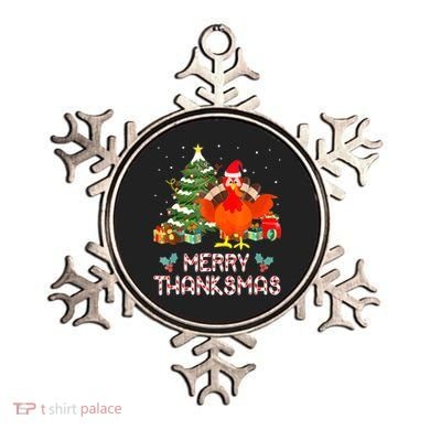 Turkey Santa Merry Thanksmas Christmas Thanksgiving Ornament