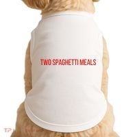 Two Spaghetti Meals Doggie Tank thumb 0