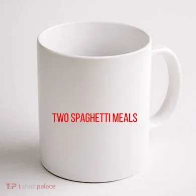 Two Spaghetti Meals Coffee Mug back