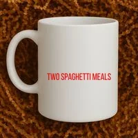Two Spaghetti Meals Coffee Mug thumb 2