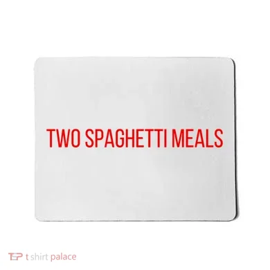 Two Spaghetti Meals Mousepad
