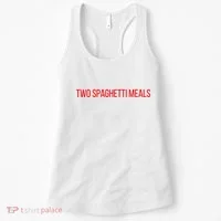 Two Spaghetti Meals Women's Tank Top thumb 0