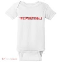 Two Spaghetti Meals Baby Bodysuit thumb 0