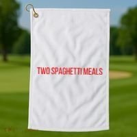Two Spaghetti Meals Golf Towel thumb 1