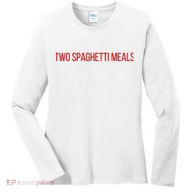 Two Spaghetti Meals Women's Long Sleeve Shirt