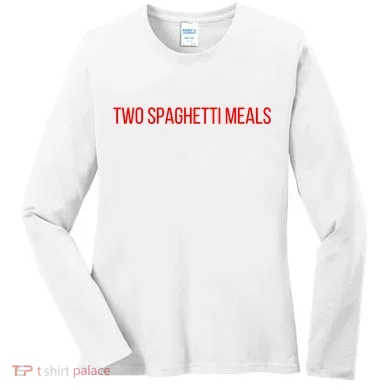 Two Spaghetti Meals Women's Long Sleeve Shirt