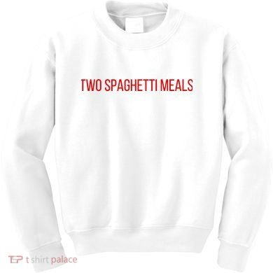Two Spaghetti Meals Kids Sweatshirt