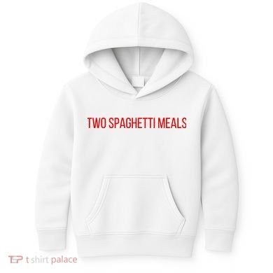 Two Spaghetti Meals Kids Hoodie