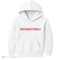 Two Spaghetti Meals Kids Hoodie thumb 0