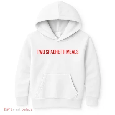 Two Spaghetti Meals Kids Hoodie