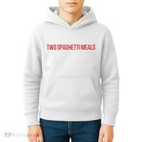 Two Spaghetti Meals Kids Hoodie thumb 4