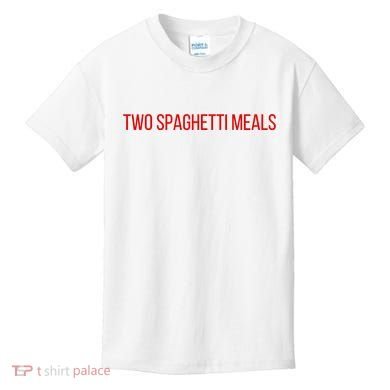 Two Spaghetti Meals Kids T-Shirt